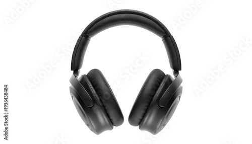 headphones on white background