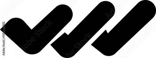 Checkmark icon. Checked checkbox sign. Approved symbol. Perfect for task management, Quality sign icon. Checklist symbols. Approval tasks, to do lists, forms, and productivity related projects