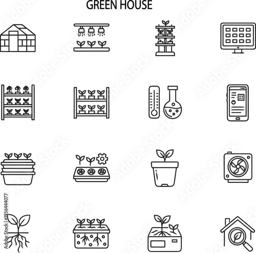 Set of business and e-commerce vector icons featuring a shopping cart, money, delivery box, and web signs for internet store sales