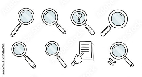 Magnifying Glasses and Document Search.