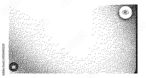 Vector illustration of a bitmap dither texture background with a unique pattern design
