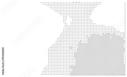 Vector illustration of a bitmap dither texture pattern design element
