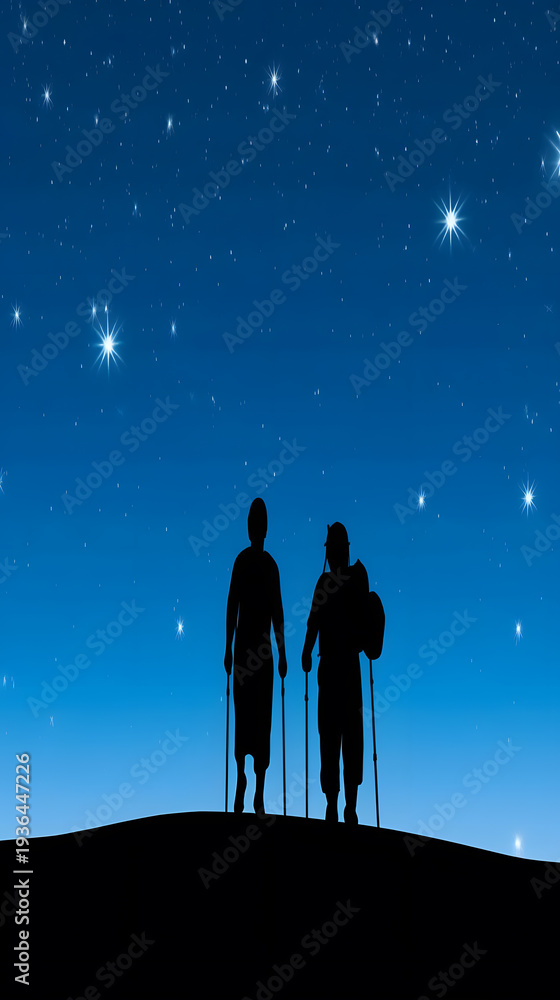 Fototapeta premium Stargazing Adventure