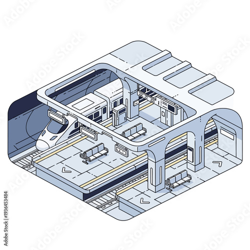 Detailed Architectural Blueprint of Modern Building Design.