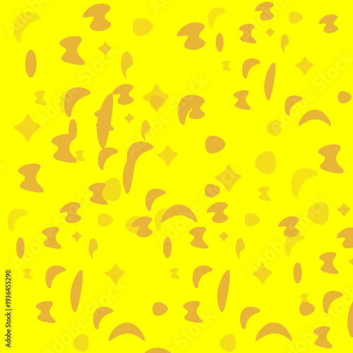 background of splattered snack crumbs scattering