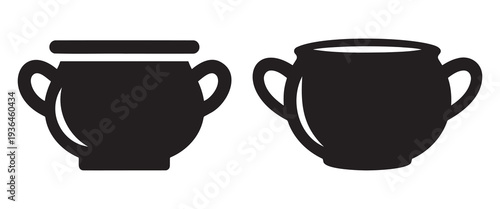 Qingming festival teacup silhouette ancestral offering ritual clean vector isolated