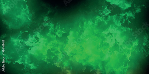 Emerald green smoky cloud texture background smoke