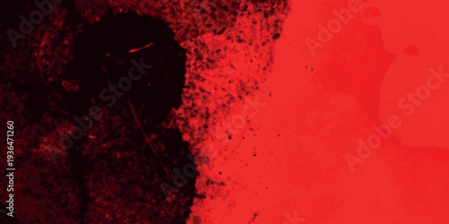 Abstract textured background with dark red and bright red splatters