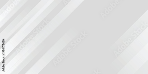 Diagonal grey gradient line background. Abstract silver stripe wallpaper. Abstract universal gray tech backdrop. Oblique gris texture for graphic design, poster, banner, flyer, brochure, presentation