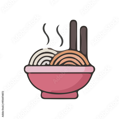 Hot Noodle Bowl Icon