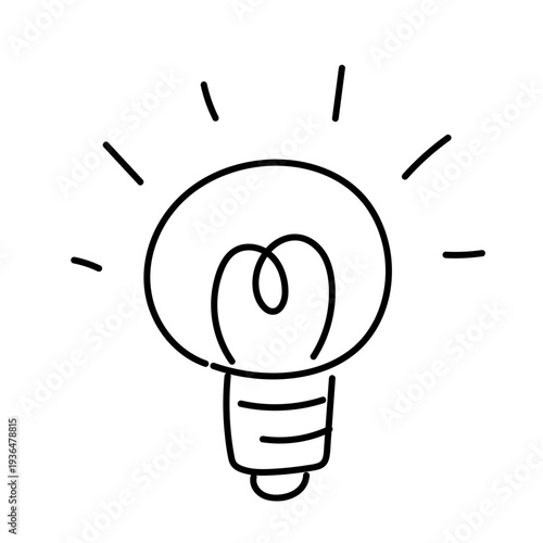 ひらめき　漫符