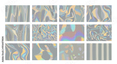 Abstract colorful marbled pattern with swirling shapes and vibrant hues