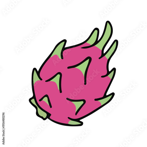 Dragon Fruit Illustration