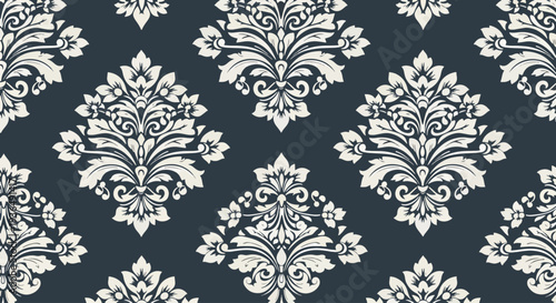 seamless damask pattern