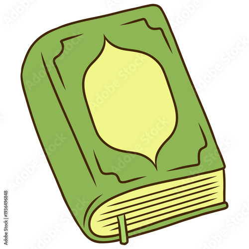 Quran Muslim Book Illustration