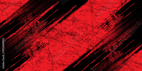 Tableau sur toile Modern and sensational grunge background that is distorted and messy