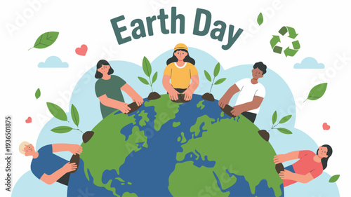 Earth Day Illustration