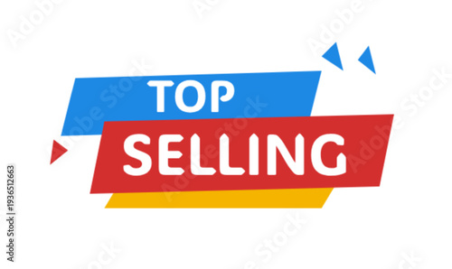 Top Selling Banner – Colorful Layered Promotional Design