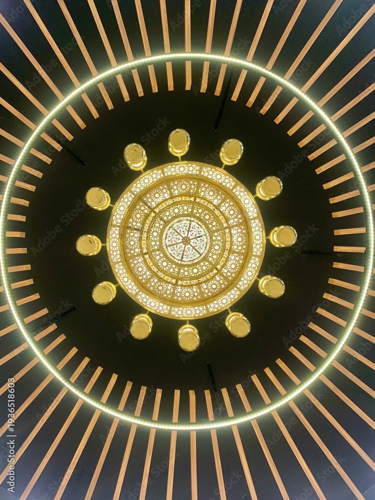 Fototapeta premium golden dome of the mosque