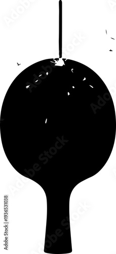 Vector frying pan silhouette icon
