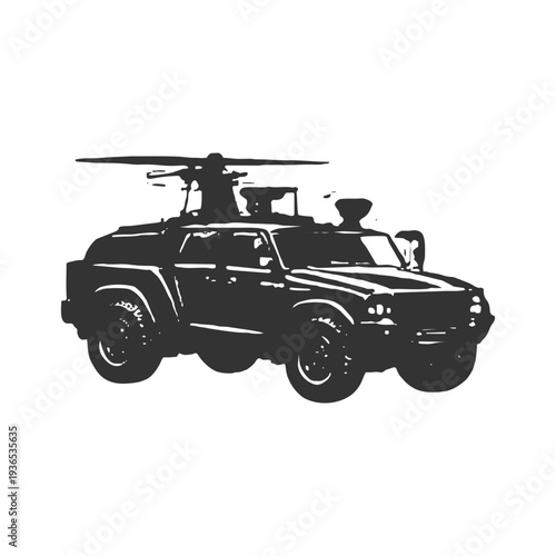 Modern long range military aircraft silhouette designed for strategic surveillance and reconnaissance missions.