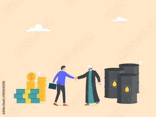 Joint venture agreement for oil trading and investment in oil