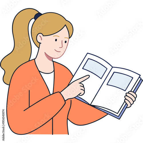 Students study with books and laptop  read and write together. Vector flat illustration of young people learning in education class  university or college library