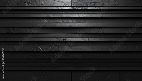 Dark textured wall with horizontal lines and subtle stone-like effect