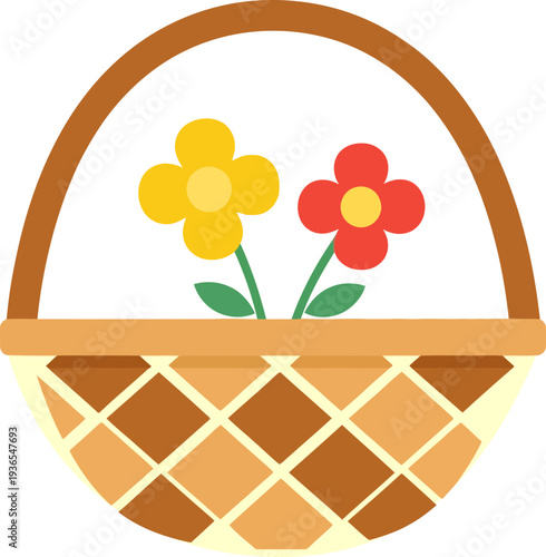 Spring Season Icon Illustration