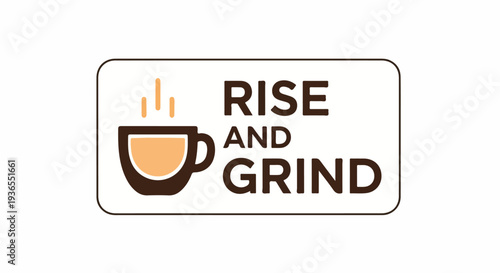 Rise and Grind A Captivating Illustration of Coffee Culture and Morning Motivation