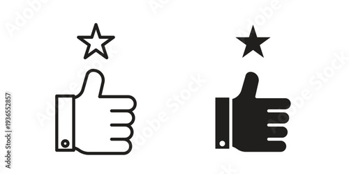 Appreciation icon. filled flat sign for mobile concept. glyph and line symbols