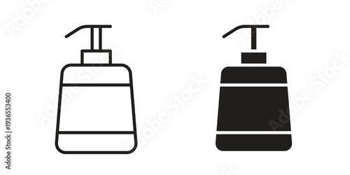 Body Soap icon. filled flat sign for mobile concept. glyph and line symbols