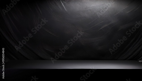 Sleek Black Backdrop Perfect For Product Photography Modern Item