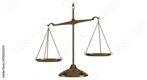 Justice balance scale legal symbol vector