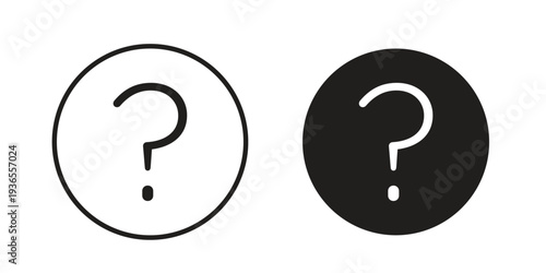 Interrogation icon. filled flat sign for mobile concept. glyph and line symbols