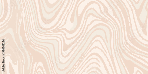 Abstract wavy pattern in shades of beige and cream colors