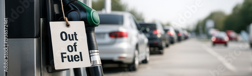 Out of Fuel at Gas Station:...
