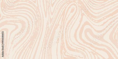 Abstract swirling pattern in soft peach and cream tones