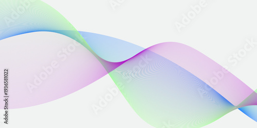 Abstract flowing wave background, soft pastel gradient colors (purple, pink, blue, and green), high resolution