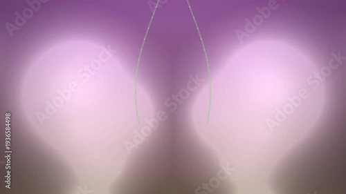 Purple Background with Hanging Lights.