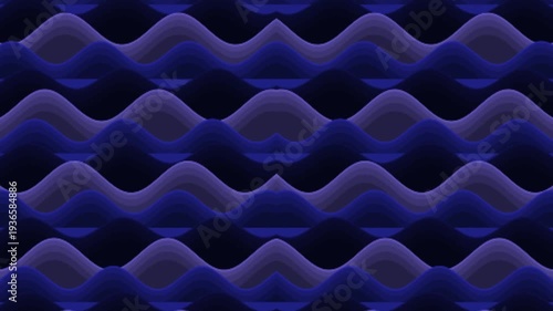 Blue Wavy Pattern Background Design Element.