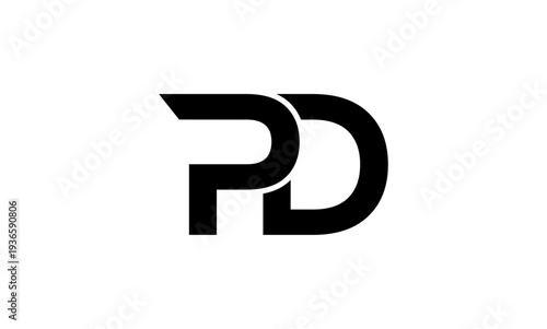 PD initial letter logo OR PD monogram