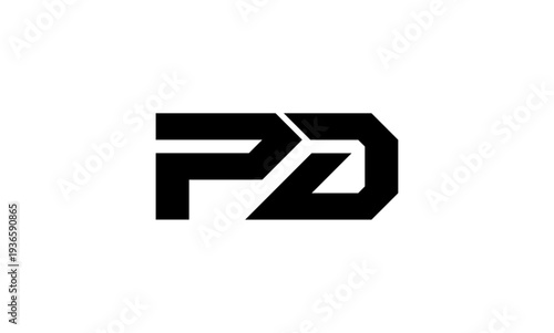 PD initial letter logo OR PD monogram