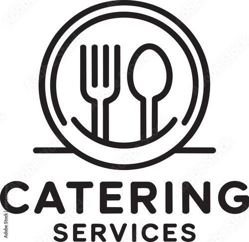 Catering Services Logo Food Catering Restaurant Event Dining Icon