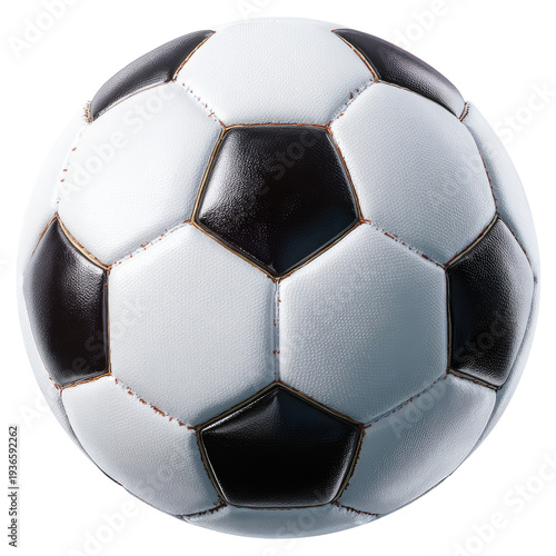 Black and White Soccer Ball