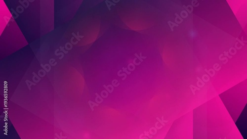 Vibrant Pink Geometric Shapes Abstract Background.