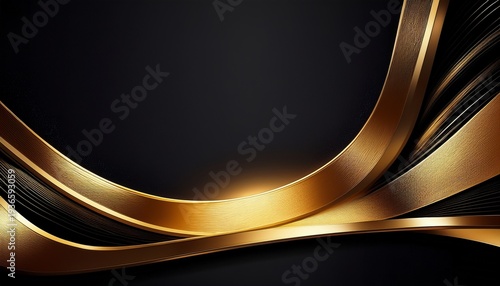 Premium Gold Lower Third Template Banner Design