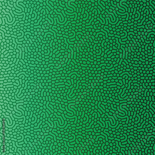 Seamless green leather texture and abstract material design featuring a vintage fabric pattern for a stylish textile backdrop and wallpaper
