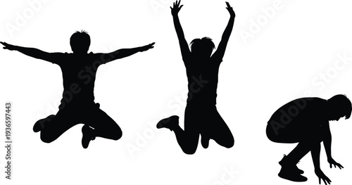 Musician silhouettes set, featuring guitarists, singers, drummers, violinists, and conductors, for live concerts, musical performances, entertainment, and artistic event promotion.