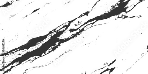 A grunge vector illustration featuring black ink splashes and splats with a dirty paint texture, creating a liquid drip border and spray pattern on a stained paper background design